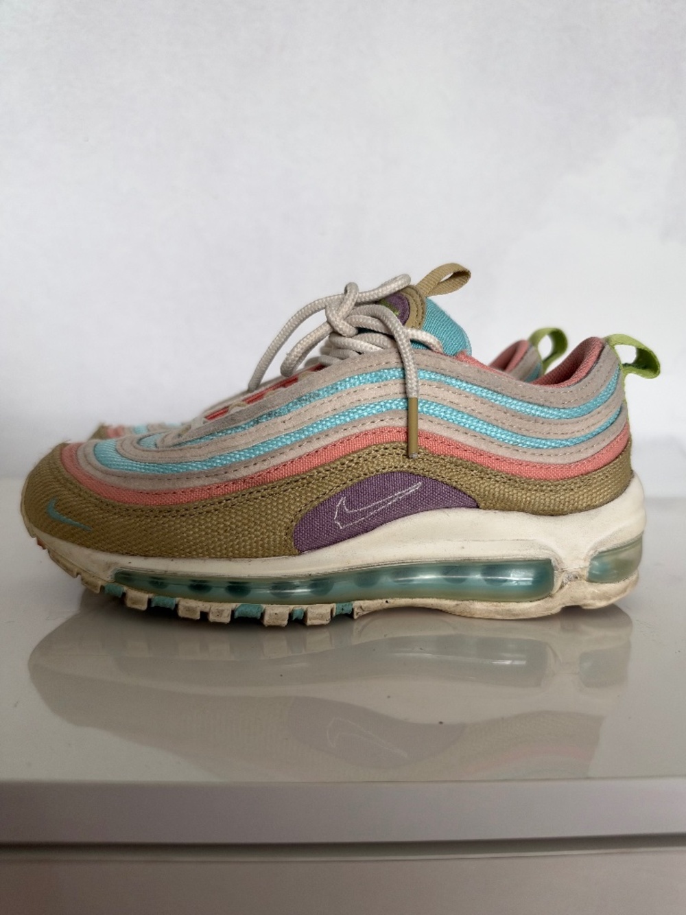 Nike Air Max 97 Multicolor Sneakers – Kids Size 3.5Y